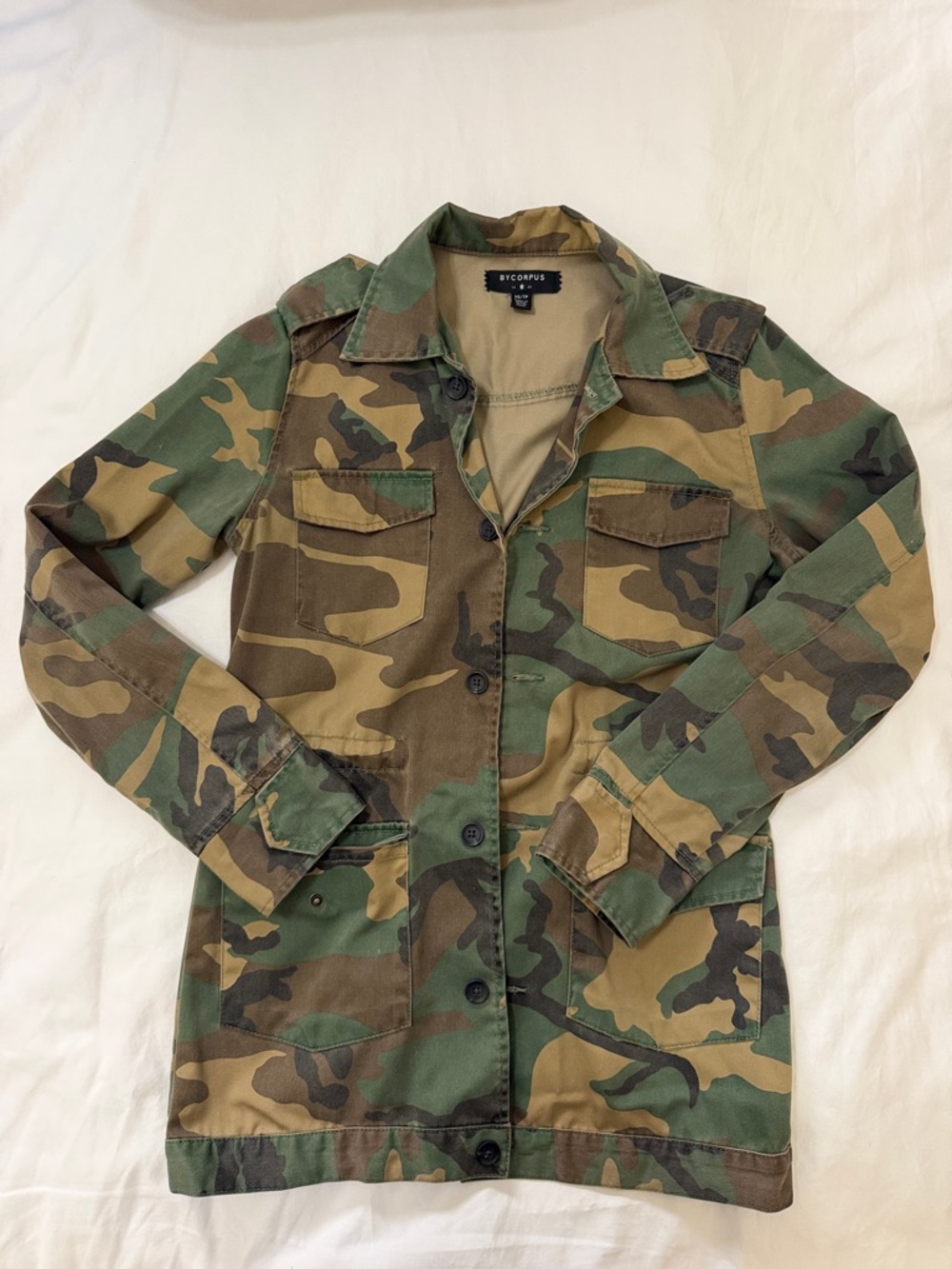 Camo Utility Jacket - Green/Brown